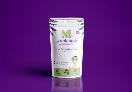 Lavender Face Scrub Powder